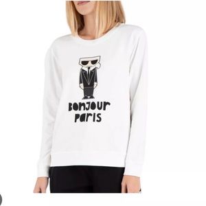 Bonjour Graphic Sweatshirt